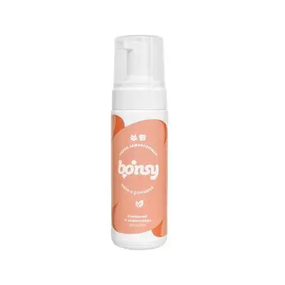 Купить bonsy пенка для лап кошек и собак: очищение и заживление с ароматом "Липа и ромашка"