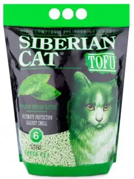 Сибирская кошка наполнитель для кошек тофу зелёный чай