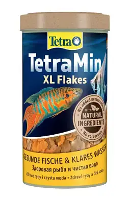 TetraMin XL корм для всех видов рыб крупные хлопья
