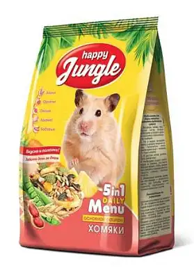 Happy Jungle Сухой корм для хомяков