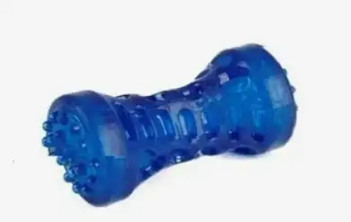 Homepet игрушка для собак гантель малая с пищалкой 